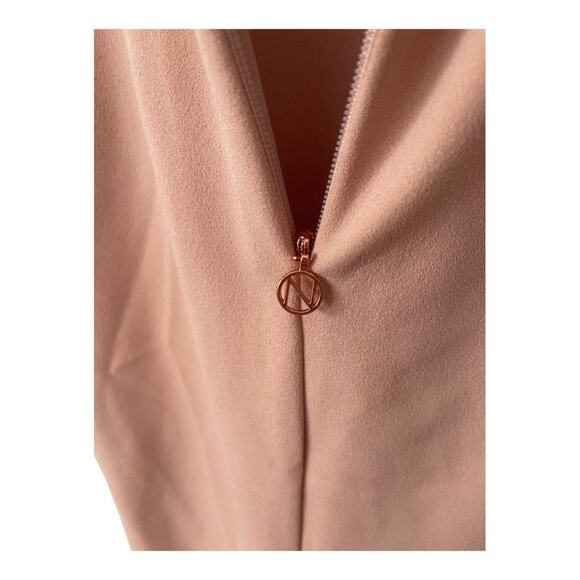 Nookie Boulevard Halter Midi Dress Square Neck Prima Blush Hoco Prom Formal XS - Picture 6 of 13